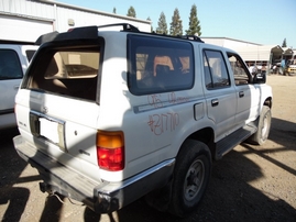 1995 TOYOTA 4RUNNER SR5 WHITE 3.0L AT 2WD Z17710